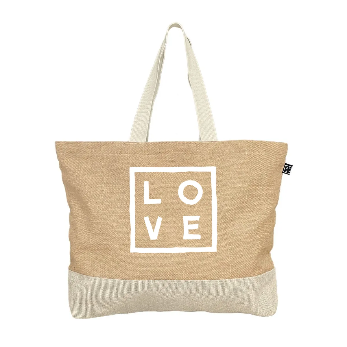 2 Tones – Beach bag – Natural Classic Flex