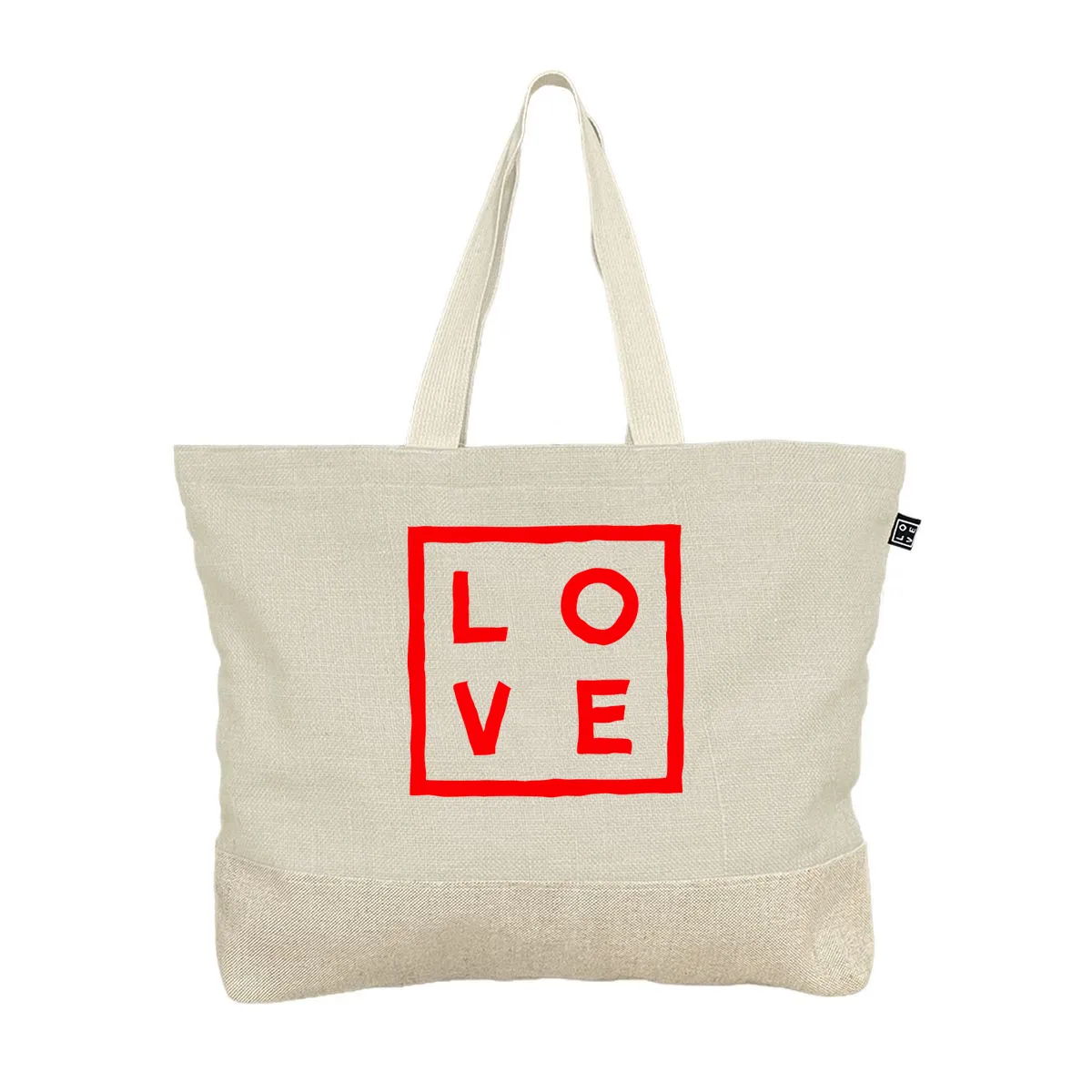 2 Tones – Beach bag – White Classic Flex